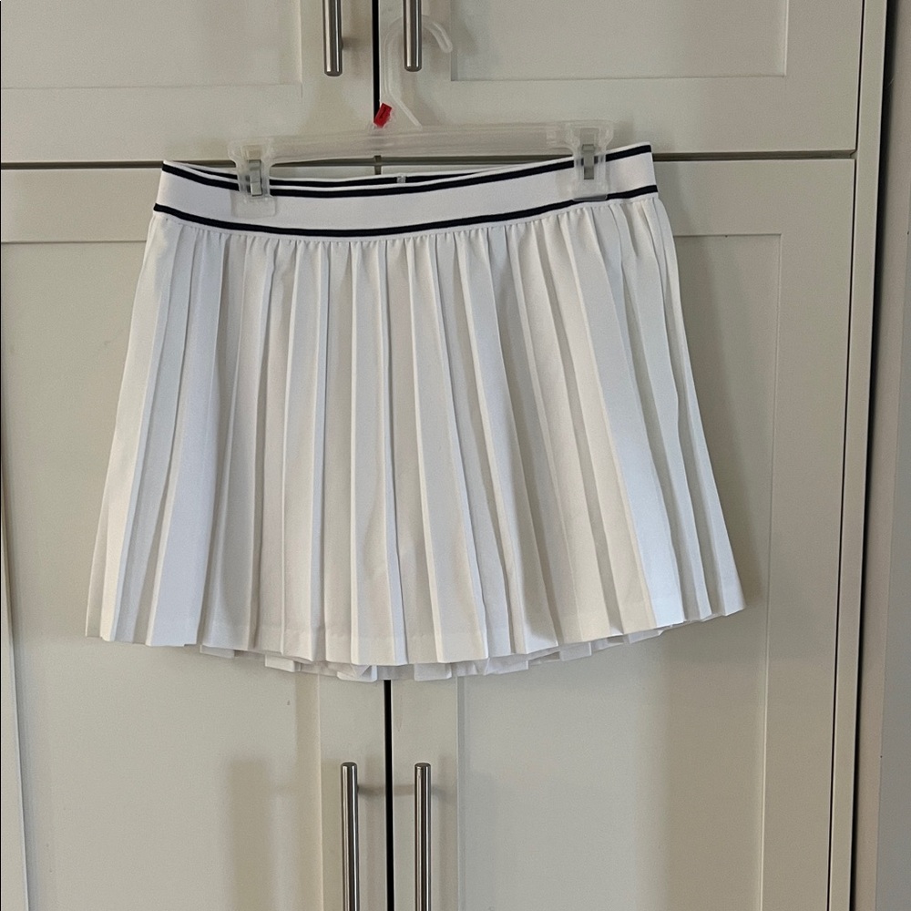 Peter Millar White Pleated Women's Golf Skirt
